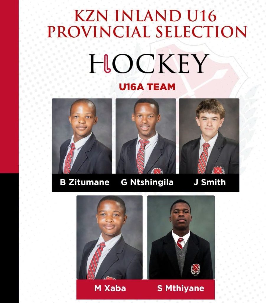 Maritzburg College boys selected for KZN Inland Indoor Hockey