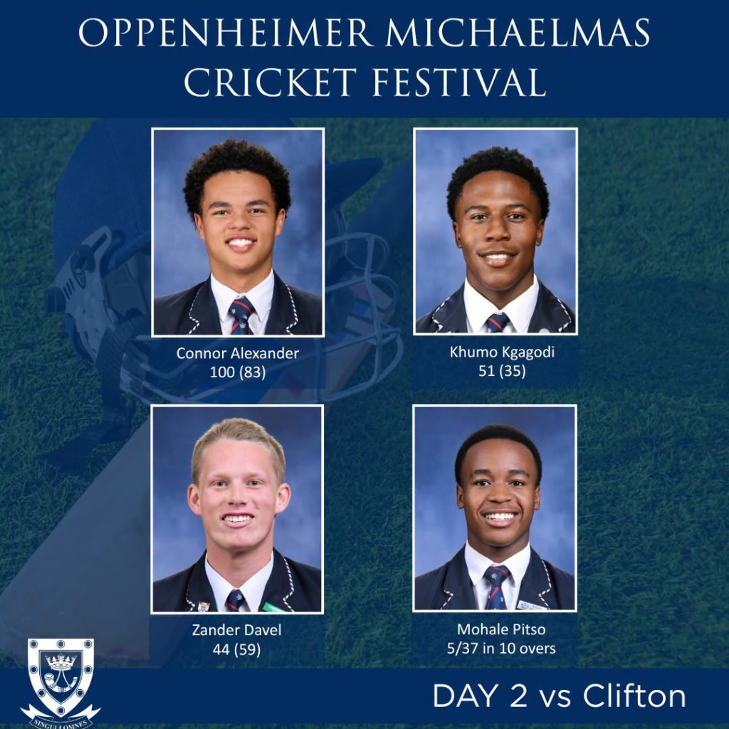 Cornwall Hill College 1st XI shine at Michaelmas Cricket week