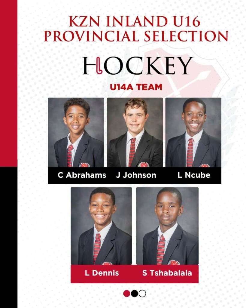 Maritzburg College boys selected for KZN Inland Indoor Hockey