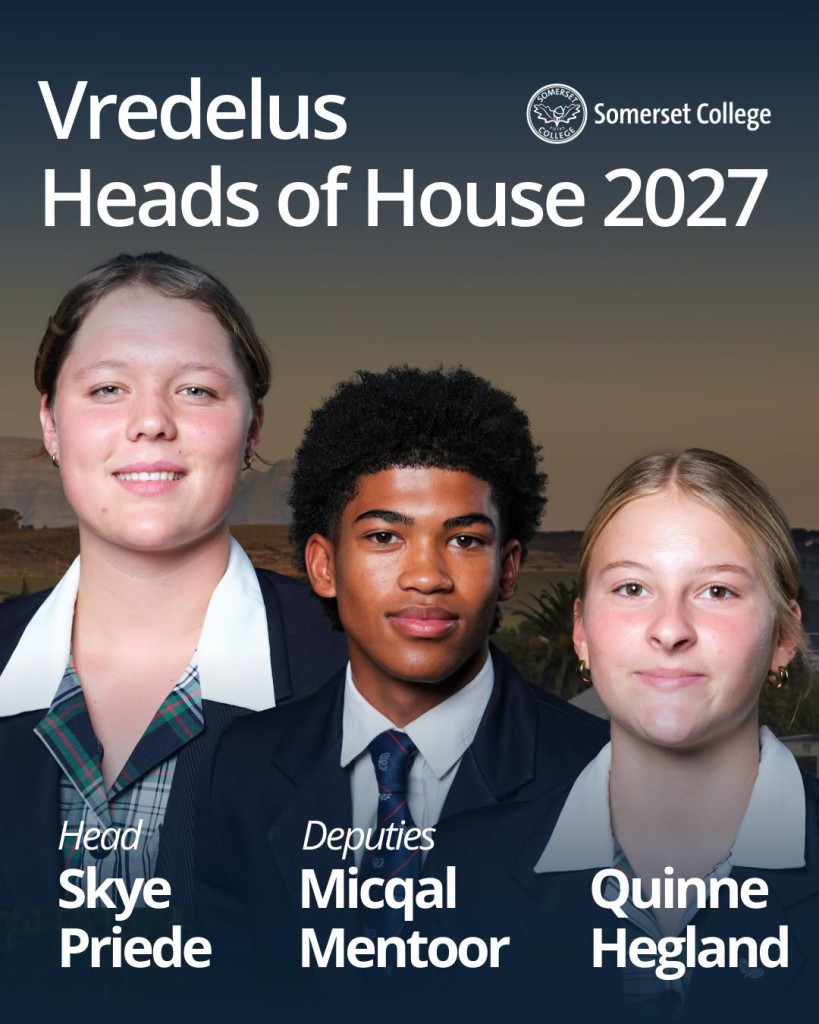 Somerset College announces 2027 Heads of Houses