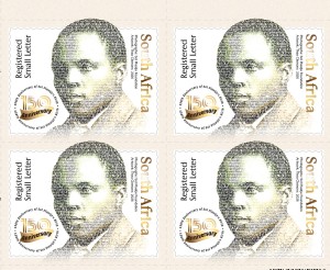 Sol Plaatje honoured with commemorative stamp on 150th birth anniversary