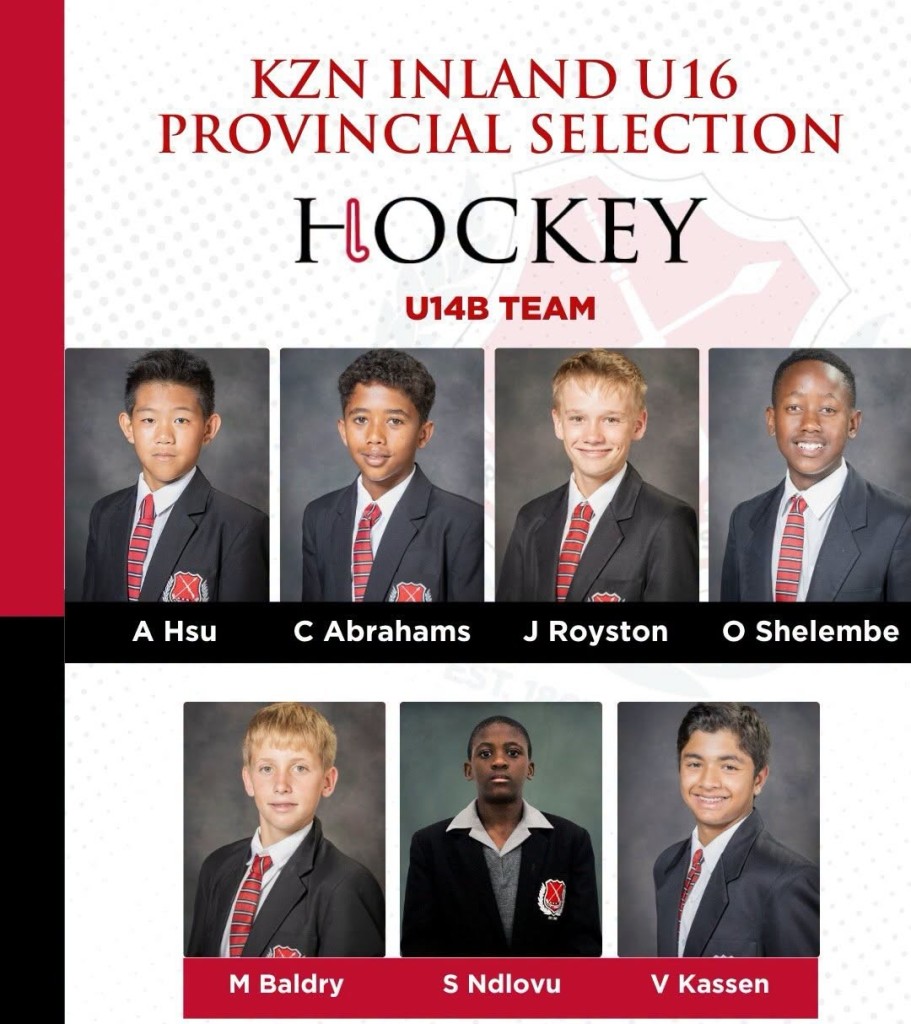 Maritzburg College boys selected for KZN Inland Indoor Hockey