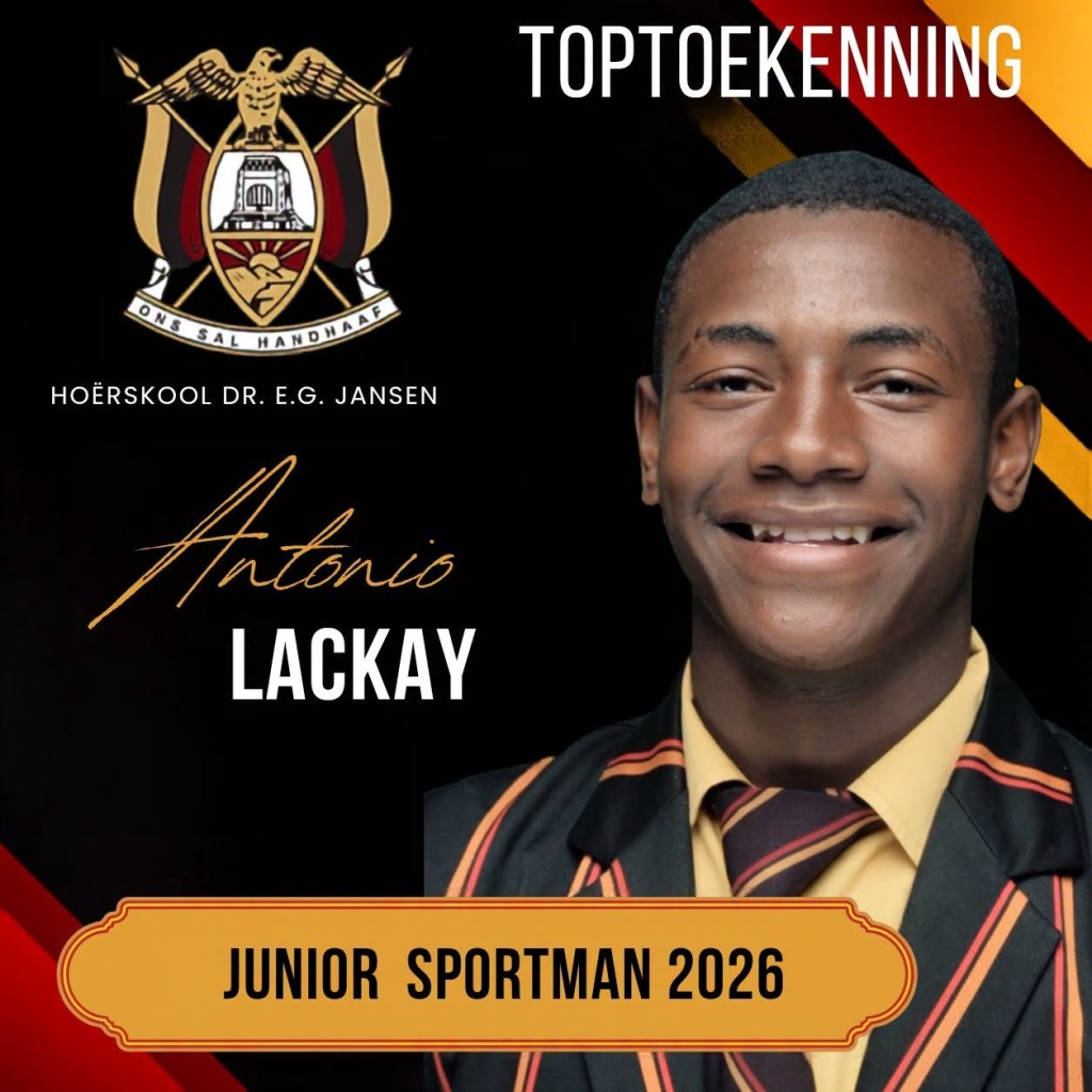 Hoërskool Dr EG Jansen vier uitblinkers by 2026 Toptoekennings