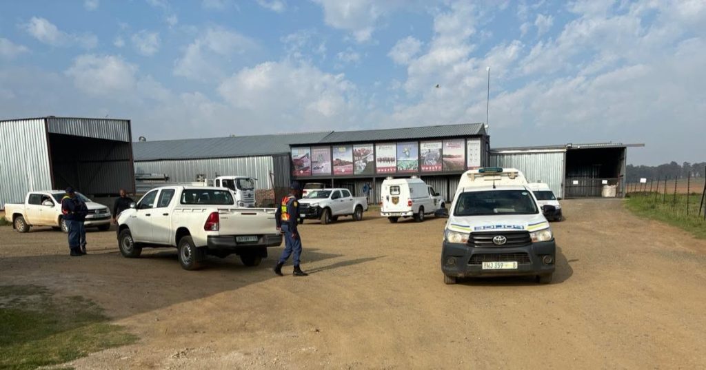 Police raid factory 
