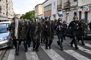 ‘Eats through a straw’: French teens wounded in high school protests