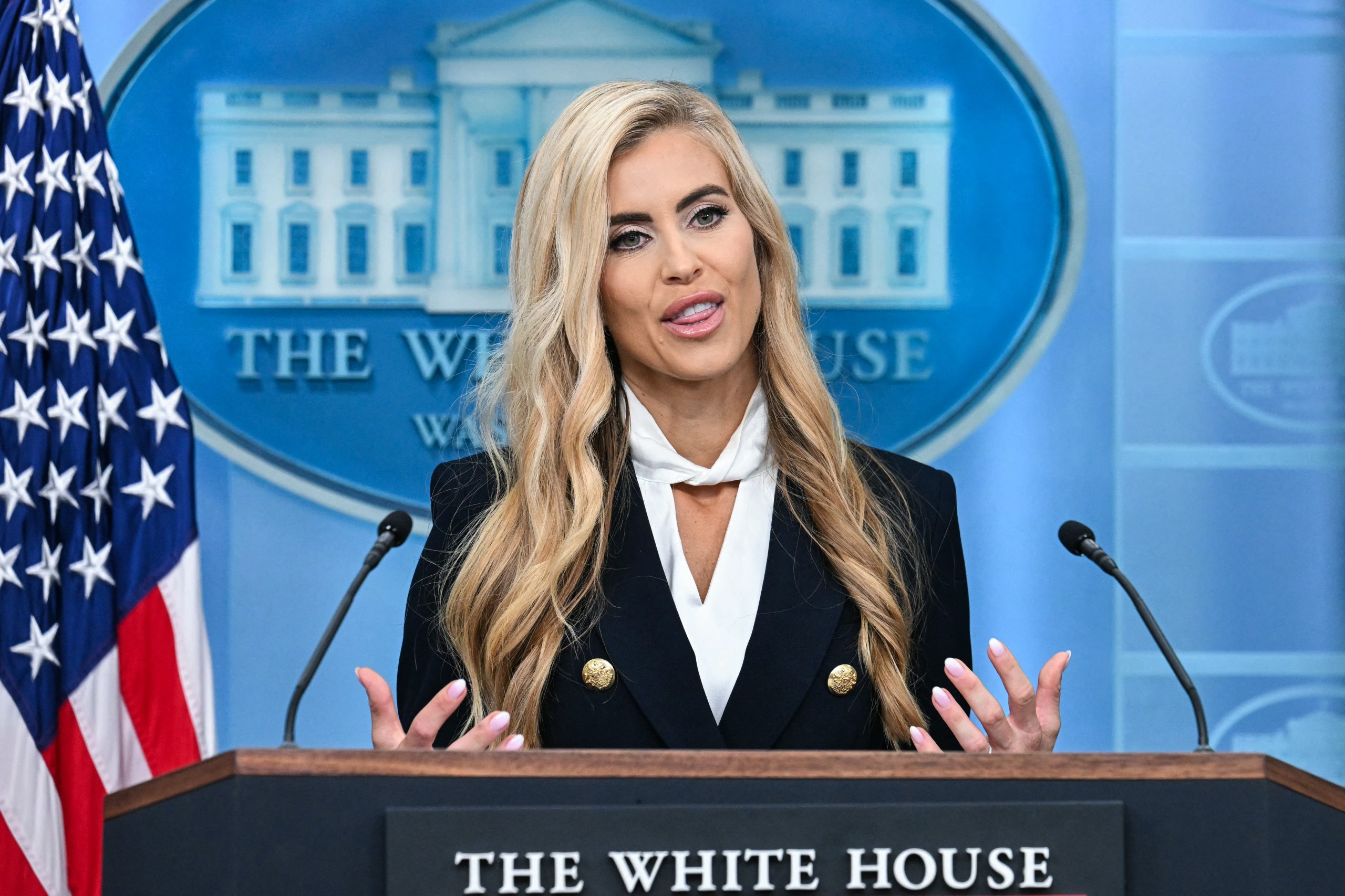 The new White House press secretary Katie Zacharia.