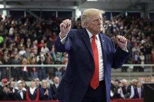 Trump campaigns in Republican heartland as midterm polls worry party