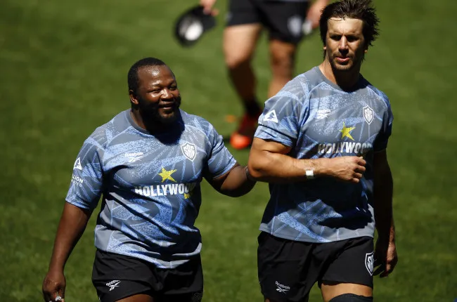 Ox Nche and Eben Etzebeth.