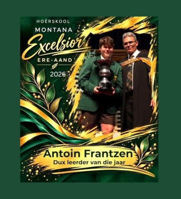 Dux-leerder van 2026 - Montana-leerder blink akademies uit
