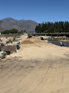 Emergency repair work on Smalblaar Bridge are making progress