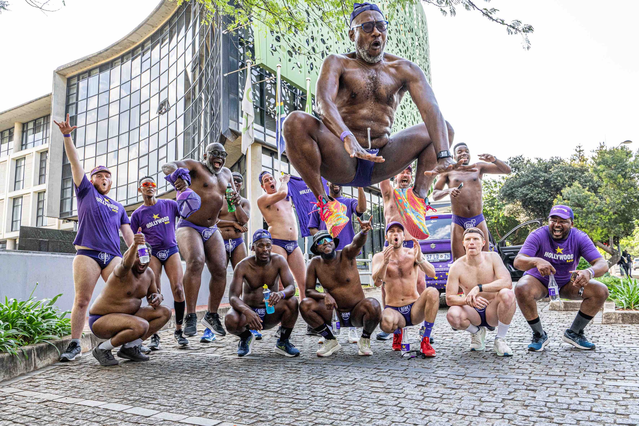 Daredevil Run, speedo, prostate awareness