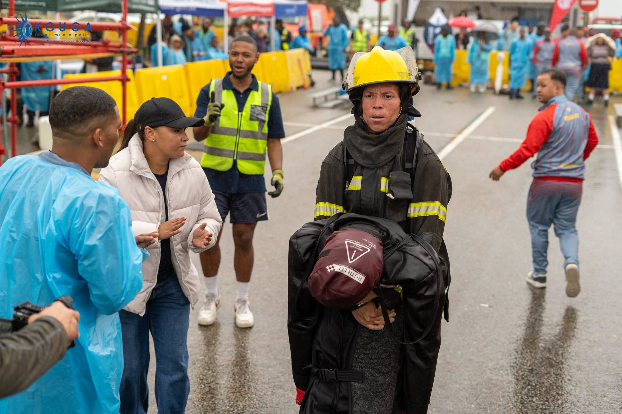 Seven Kouga firefighters rise to Toughest Firefighter Alive challenge