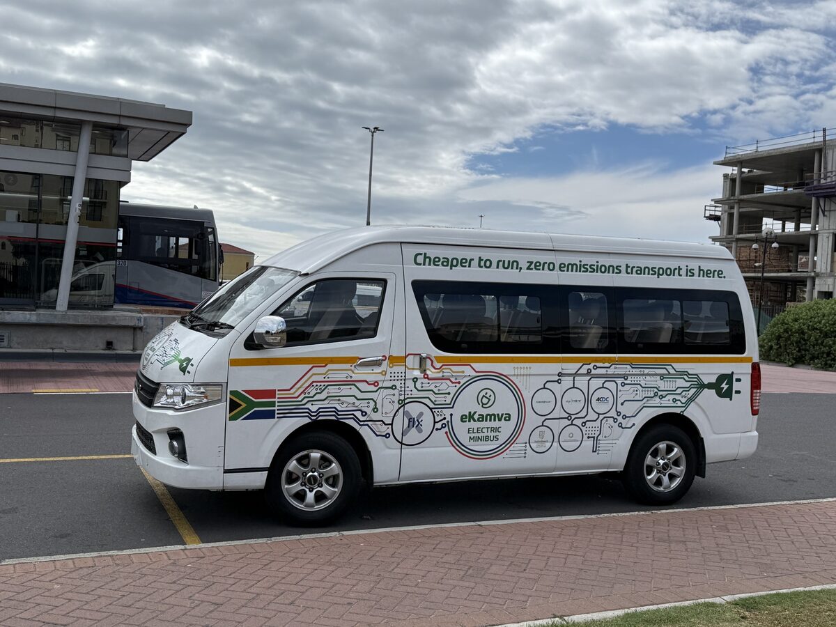 SA’s electric minibus taxi rollout gets boost with Century City charging hub