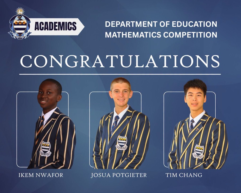 Provincial Mathematics Competition - Learners of Grey excel
