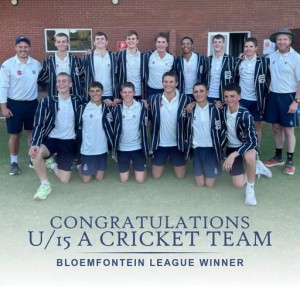 Grey College u-15A cricket team crowned League Champions