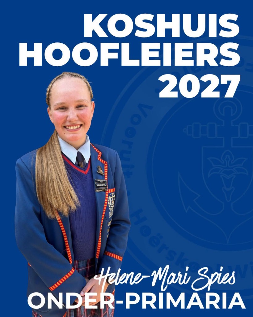 Leerlingleiers vir 2027 - Hoërskool Witteberg