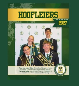 Nuwe Hoofleiers vir 2027 – Hoërskool Langenhoven