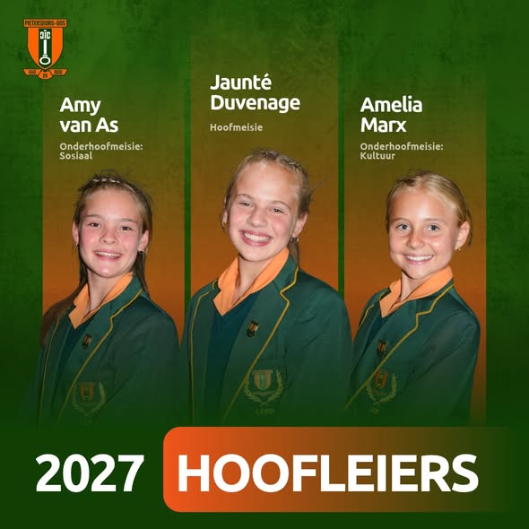 2027 Hoofleiers van Pietersburg-Oos met trots ingehuldig