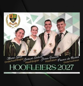 Hoërskool Jim Fouché kondig Hoofleiers vir 2027 aan