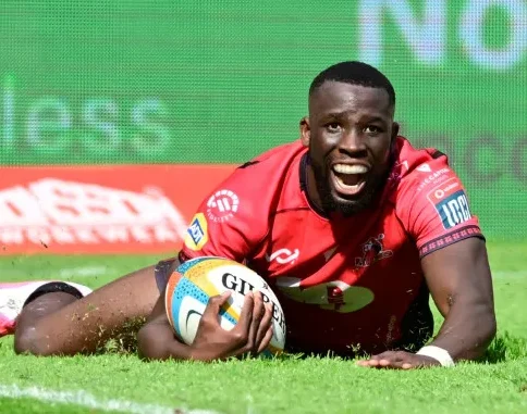 Kelly Mpeku of the Lions.
