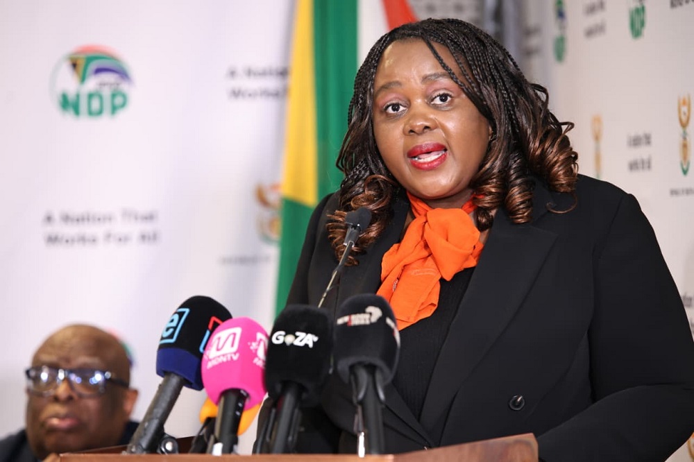 Committee chair Mmamoloko Kubayi has appealed for calm.