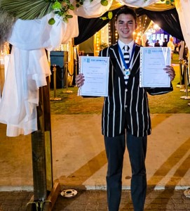 Kyle Hex shines on the national public speaking stage