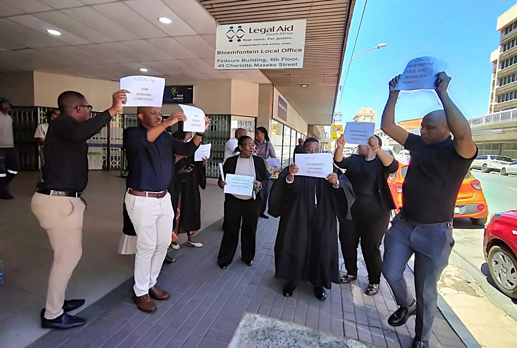 Legal Aid SA striking workers