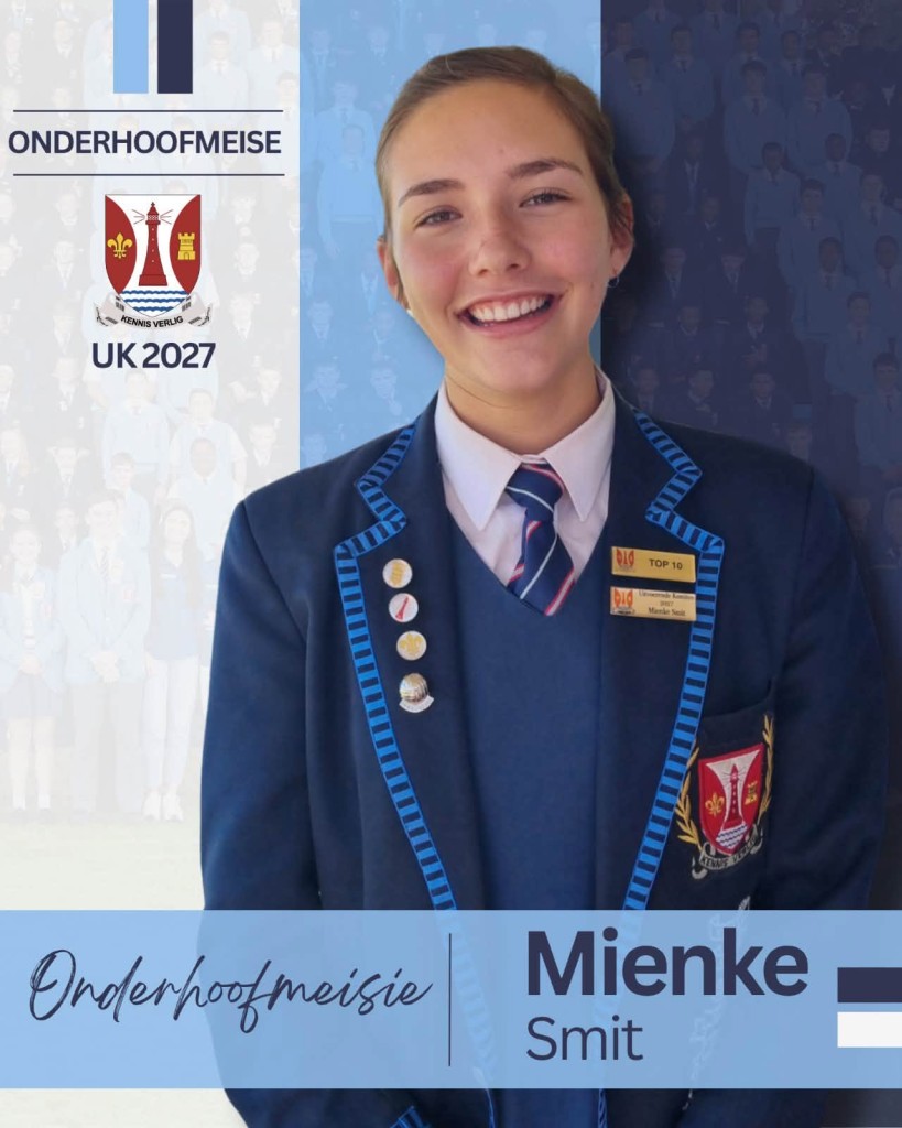 Hoofleiers 2027 vir Hoërskool Nico Malan aangekondig