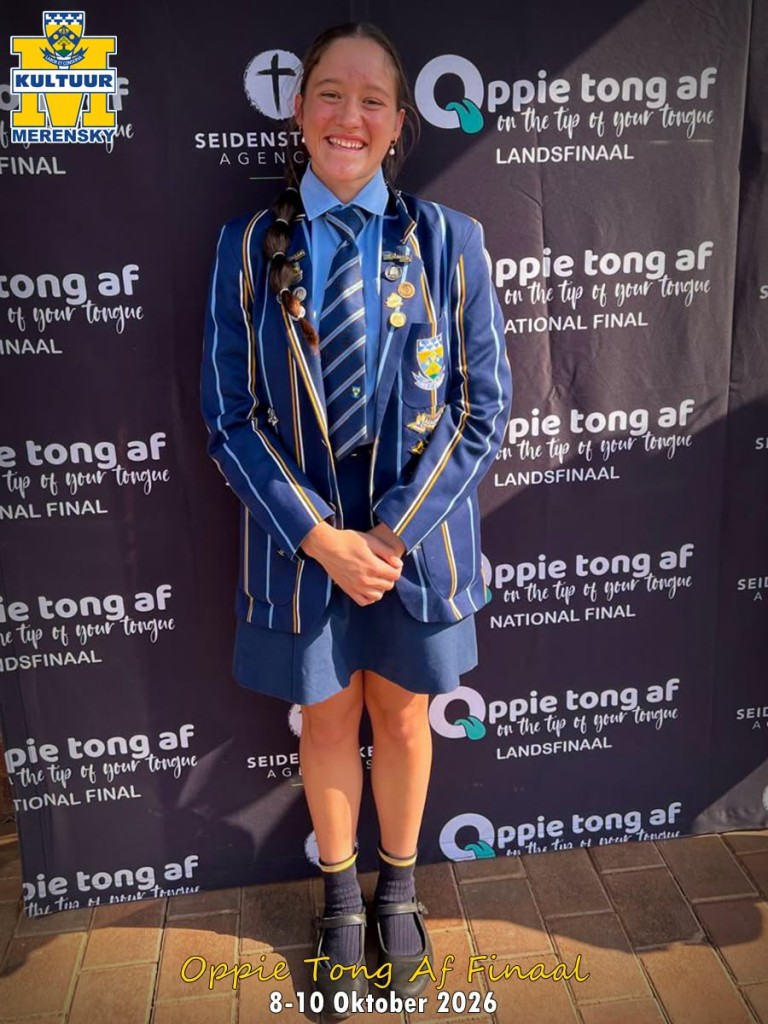 Oppie Tong Af - Merensky-redenaars blink uit op nasionale verhoog