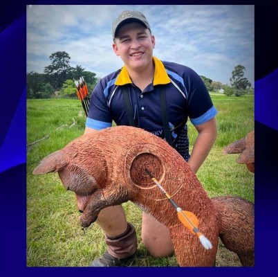Nathan Swanepoel verwerf Nasionale Kleure in 3D‑Boogskiet