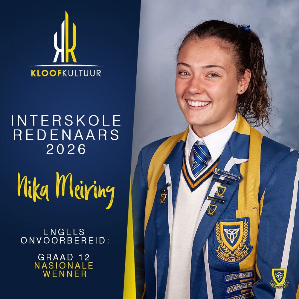 Interskole Redenaarsliga - Kloof-leerders blink uit op verhoog