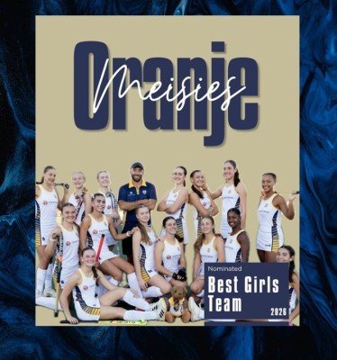 Oranje Meisies skitter by Hockey on 216 Class of 2026 awards