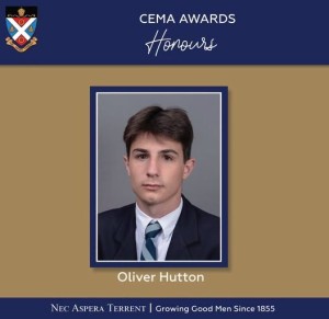 St Andrew’s College Honours Oliver Hutton with CEMA Award