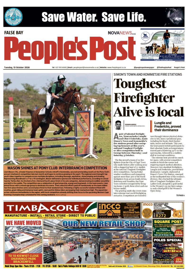 People’s Post False Bay E-edition 13 October 2026
