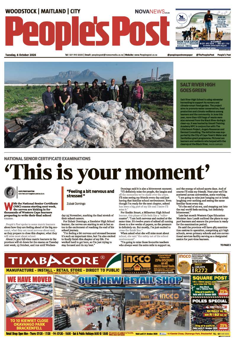 People’s Post Woodstock/Maitland/ City E-edition 6 October 2026