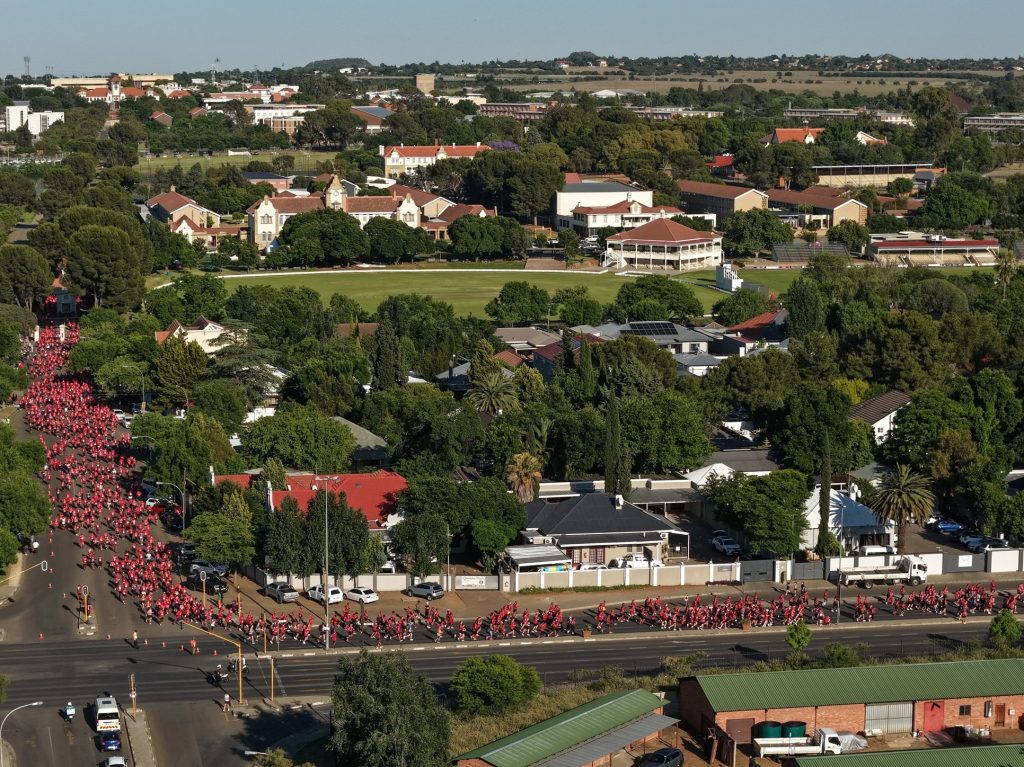 The streets of Mangaung resembled 