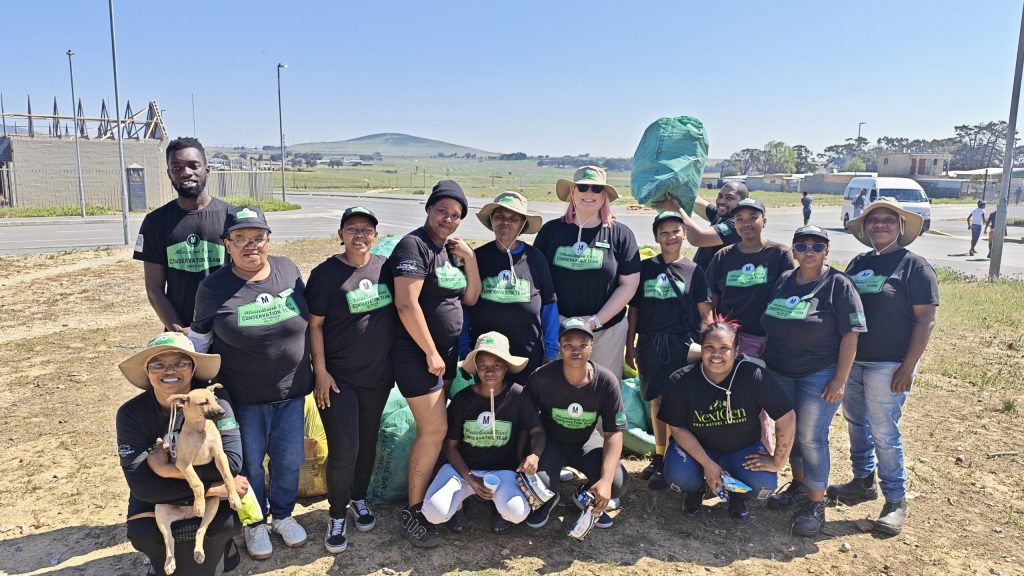 The MRCT team members at their World Clean-up Day event on 19 September 2026. Photo: Daylene van Staden