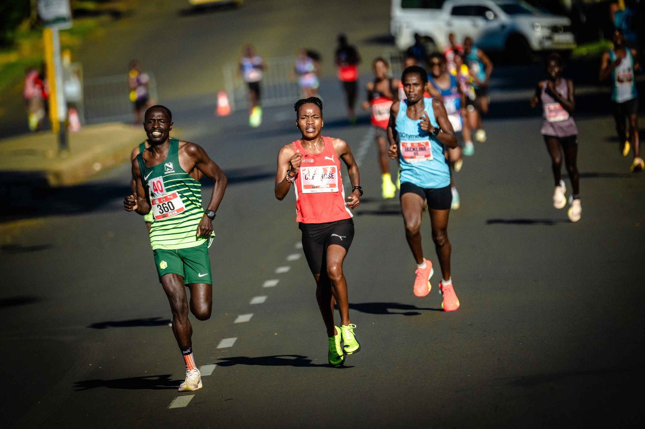 Glenrose Xaba finished first in the ladies elite.