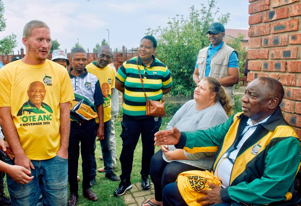 Ramaphosa at Hillsideview