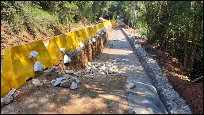 Rockgrid slip repairs on MR355