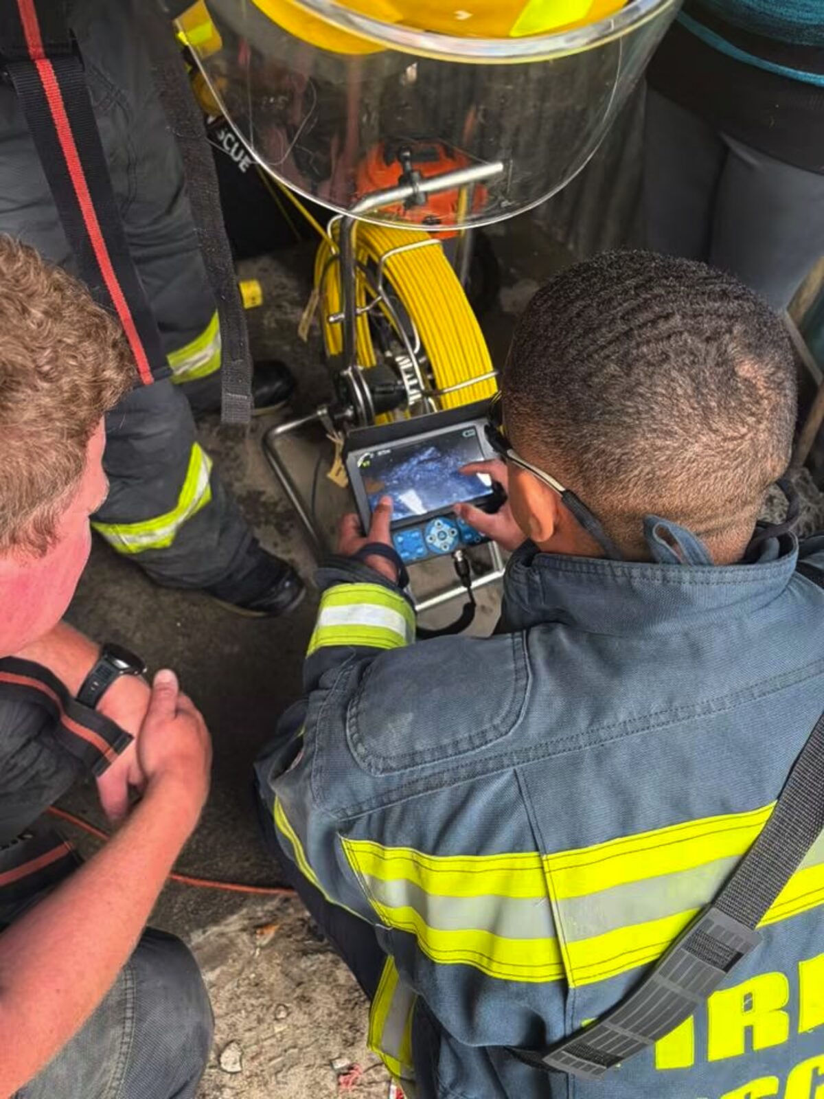 SPCA and Cape Town firefighters rescue kitten trapped in drainpipe
