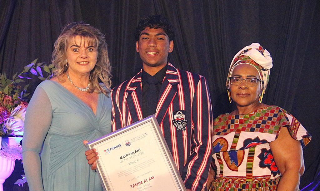 Jeannine van Zyl (Novus Media, links) en regs is Nomonde Mbadi