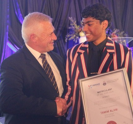 Grey Kollege se Tamim Alam 2026 se Matrikulant van die Jaar