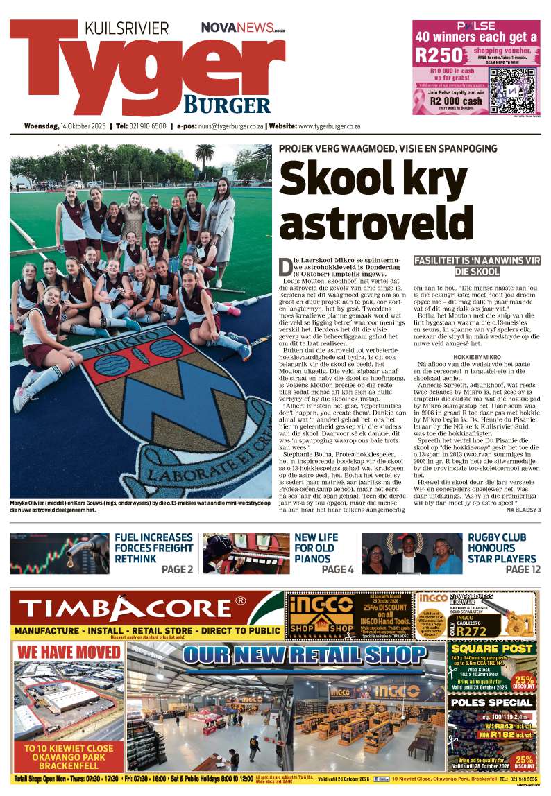 TygerBurger | Kuilsrivier | E-edition | 14 October 2026