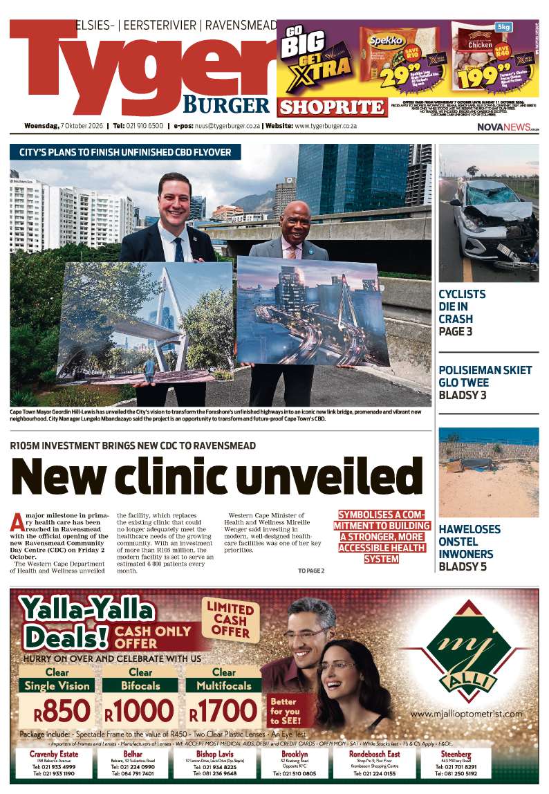 TygerBurger | Elsies/Eersterivier/Ravensmead | E-edition | 7 October 2026