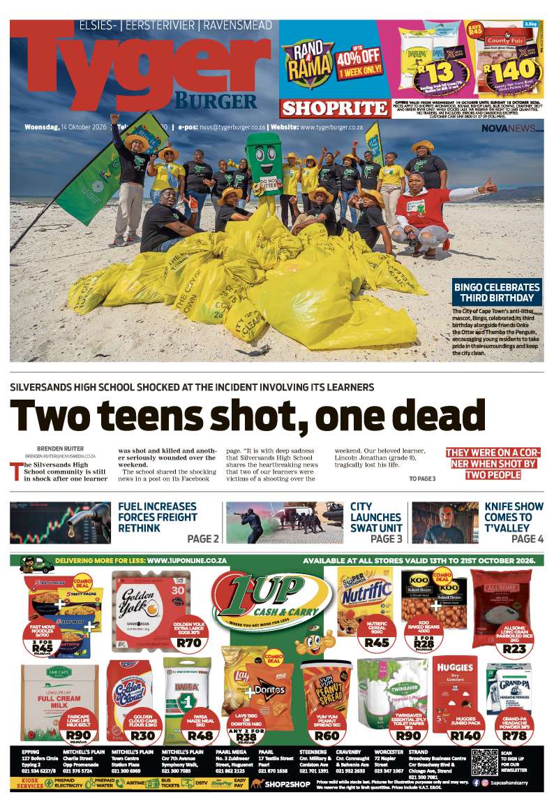 TygerBurger | Elsies/Eersterivier/Ravensmead | E-edition | 14 October 2026