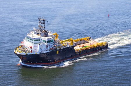 The uMkhuseli Emergency Towing Vessel operates 24/7 along the South African coastline responding to maritime emergencies.