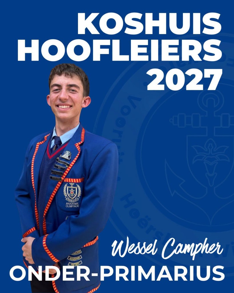 Leerlingleiers vir 2027 - Hoërskool Witteberg
