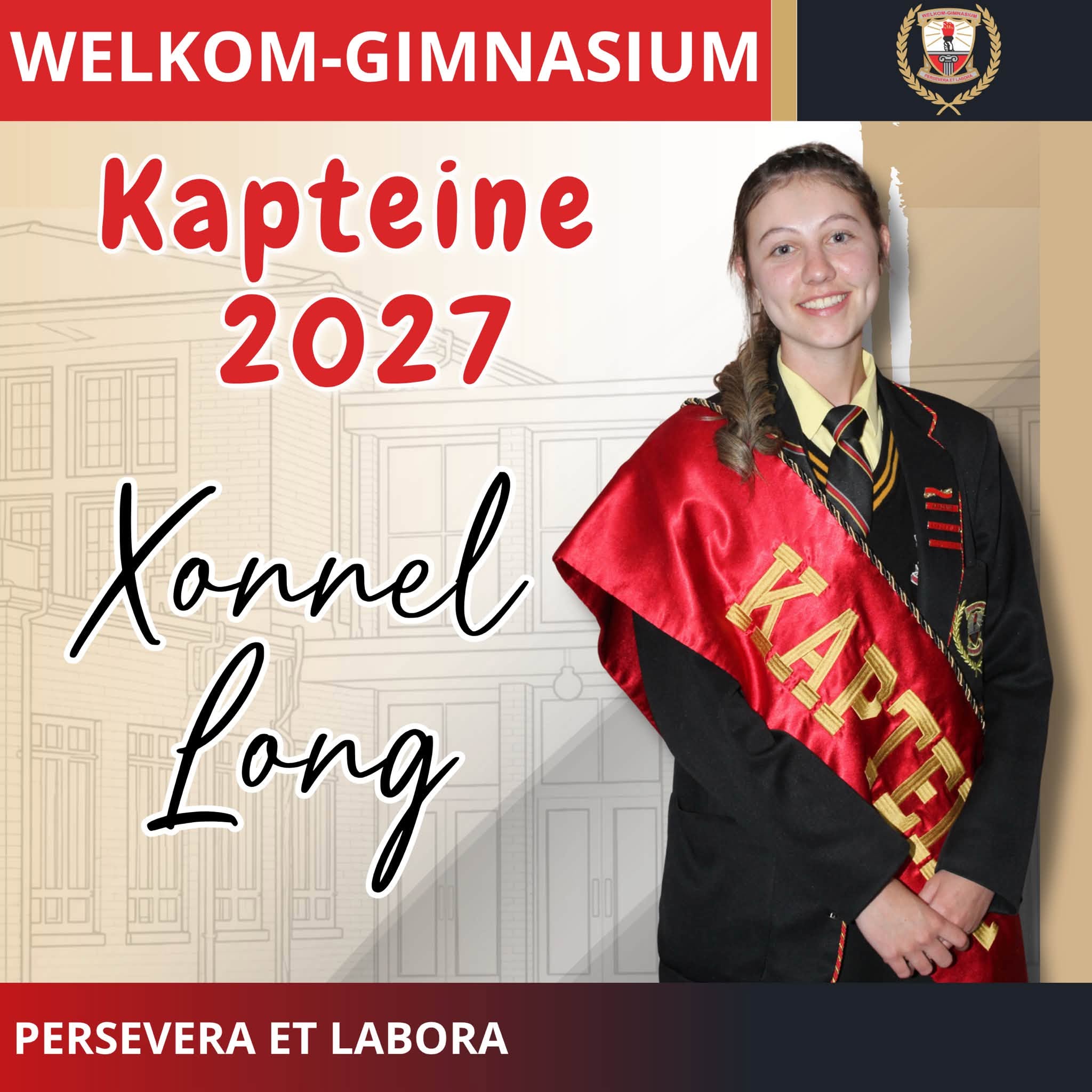Welkom Gimnasium: Skoolleiers 2027 | ’n Nuwe Era van Leierskap
