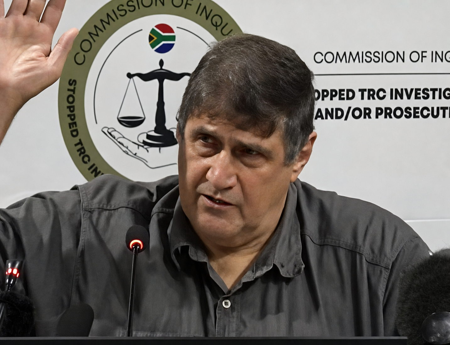 Eugene de Kock testifies before the Khampepe Commission.